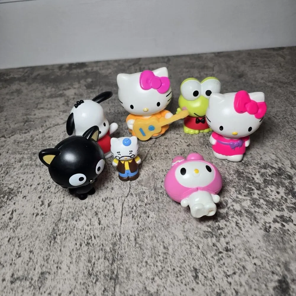 2” 2016 Sanrio Hello Kitty Friend Mini Figures Kawaii Cute Tiny Dolls Mcdonalds